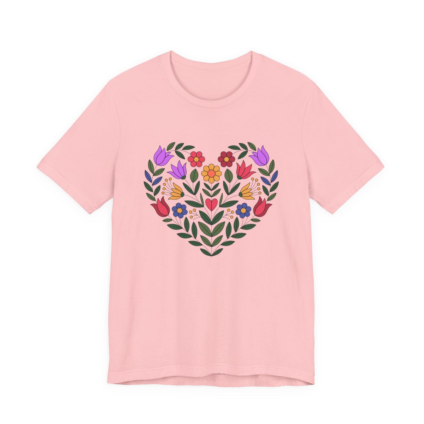 Floral Heart Unisex T-Shirt