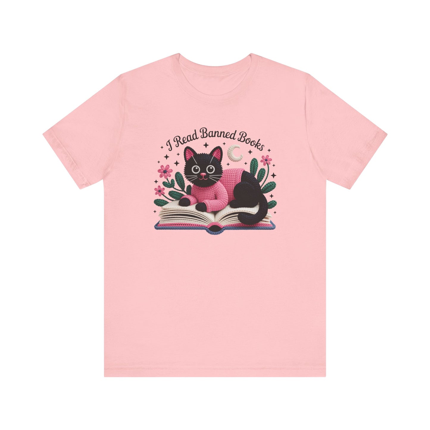 I Read Banned Books Cat Unisex T-Shirt