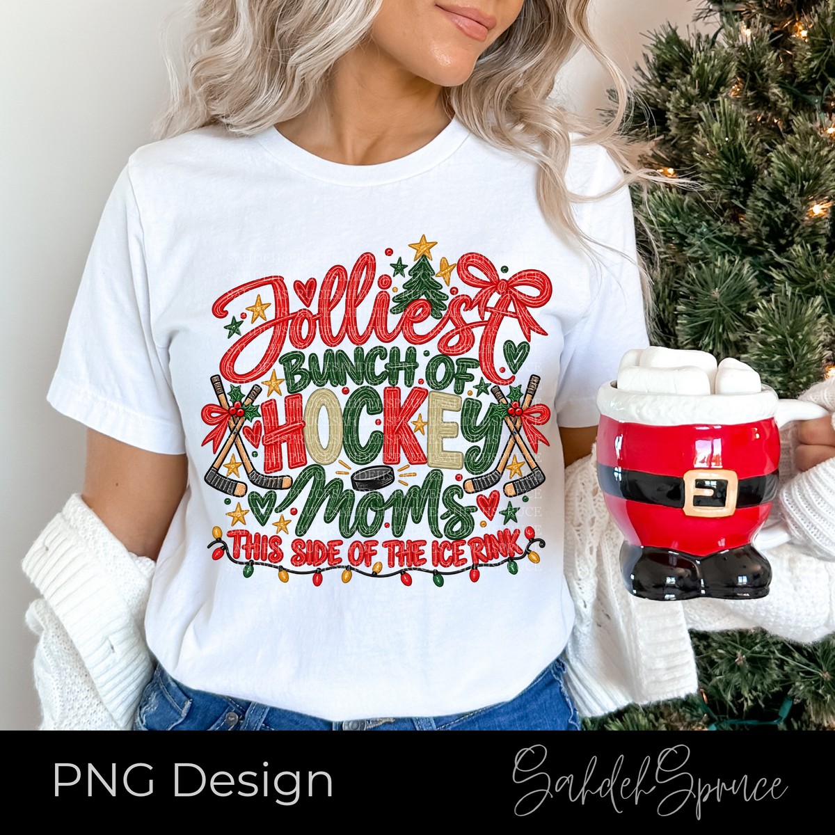 Christmas Hockey Mom PNG, Jolliest Bunch PNG, Hockey Mom Christmas, Hockey Christmas PNG, Hockey Mom Digital File, Christmas DTF PNG, Hockey Mom Shirt Design, Funny Hockey Mom PNG, Hockey Team Mom Gift, Vintage Christmas PNG, Christmas Hockey Shirt, Hockey Mom Crewneck, Hockey Holiday Design, Hockey Mom Gift, Festive Hockey PNG