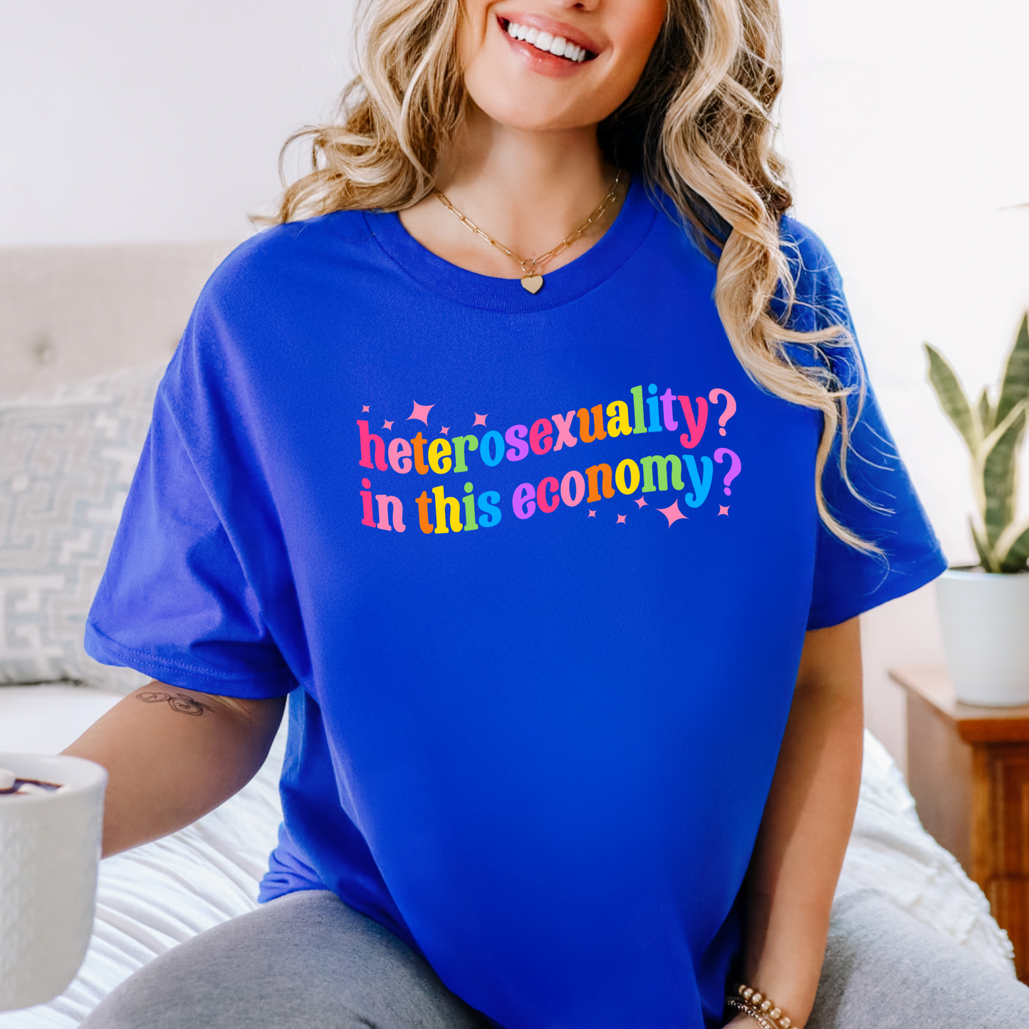 heterosexuality in this economy, funny lgbt shirt, queer humor tee, sarcastic shirt, pride statement tee, unisex graphic tee, funny quote shirt, LGBTQ apparel, humor t shirt, statement tee, witty pride shirt, sarcastic graphic tee, queer fashion, funny unisex shirt, pride humor shirt