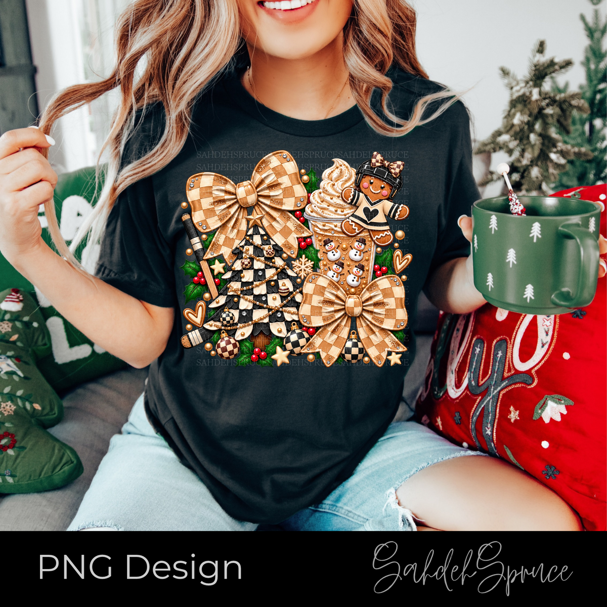 Christmas Hockey PNG, Checkered Christmas PNG, Gingerbread Hockey Girl, Hockey Mom PNG, Coquette Christmas PNG, Christmas Coffee PNG, Hockey Girl Digital Design, Trendy Christmas PNG, Christmas Bow PNG, Hockey Sublimation, Christmas DTF Design, Neutral Christmas PNG, Hockey Sweatshirt Design, Gingerbread Christmas PNG, Retro Christmas Digital File