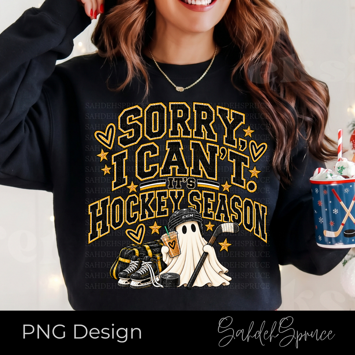 Hockey Season PNG, Sorry I Can't Hockey PNG, Hockey Ghost PNG, Hockey Mom PNG, Hockey Dad PNG, Hockey Digital Download, Vintage Hockey PNG, Hockey Shirt Design, Hockey Sweatshirt PNG, Hockey Lover Gift, Hockey Game Day PNG, Cute Ghost Hockey Design, Hockey Varsity PNG, Hockey Tournament Design, Hockey Graphic PNG, Hockey Coffee Ghost, Hockey Apparel Design, Hockey Season Digital File, Hockey Mom Digital Design, Sahdeh Spruce