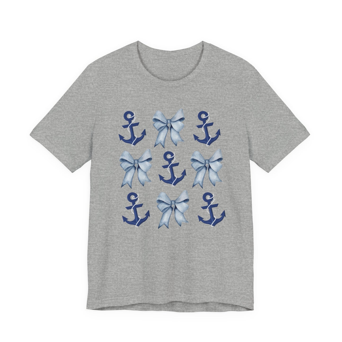 Nautical Anchor Bows Unisex T-Shirt