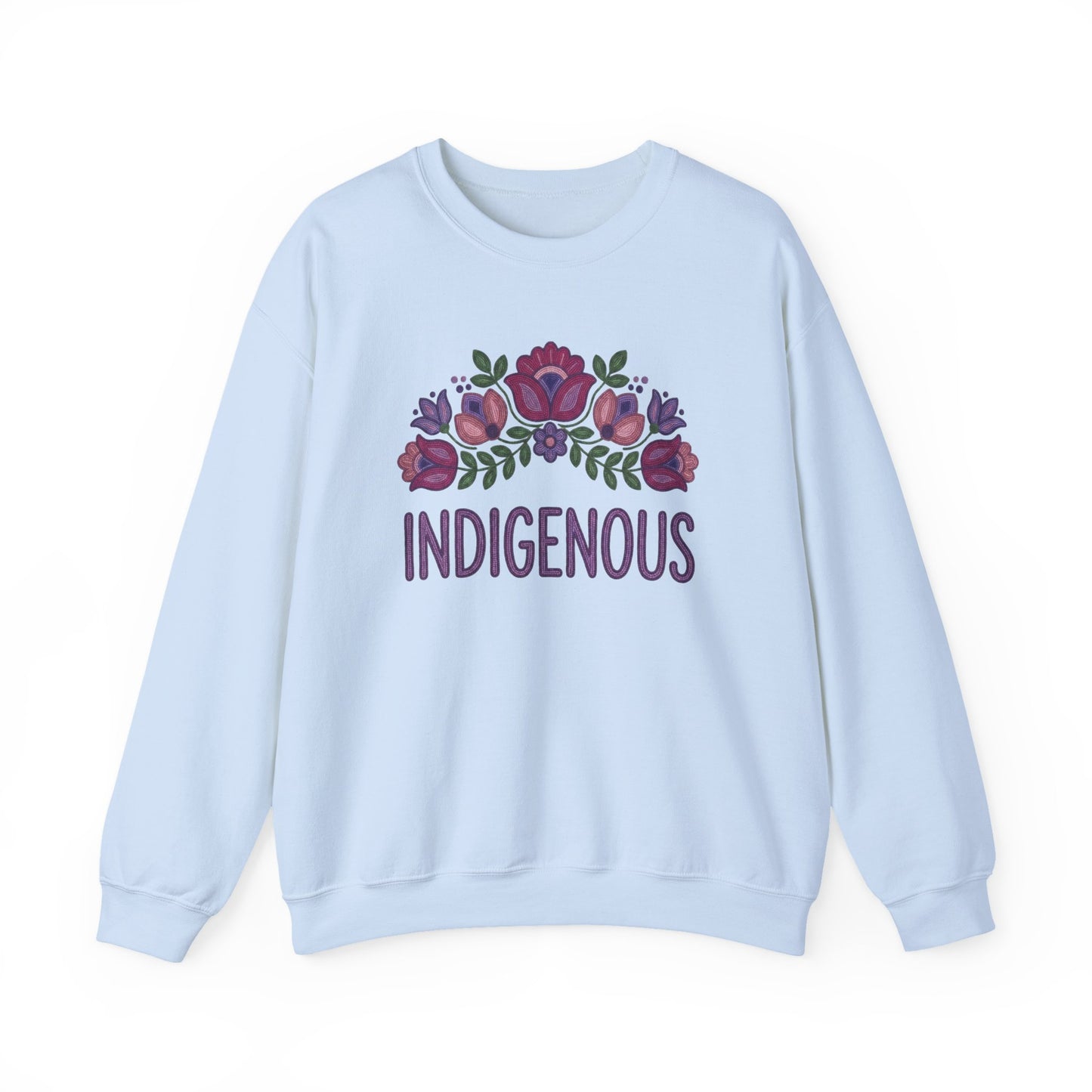 Indigenous Beaded Floral Sweatshirt
