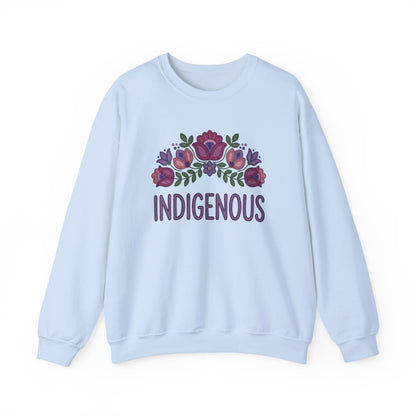 Indigenous Beaded Floral Sweatshirt