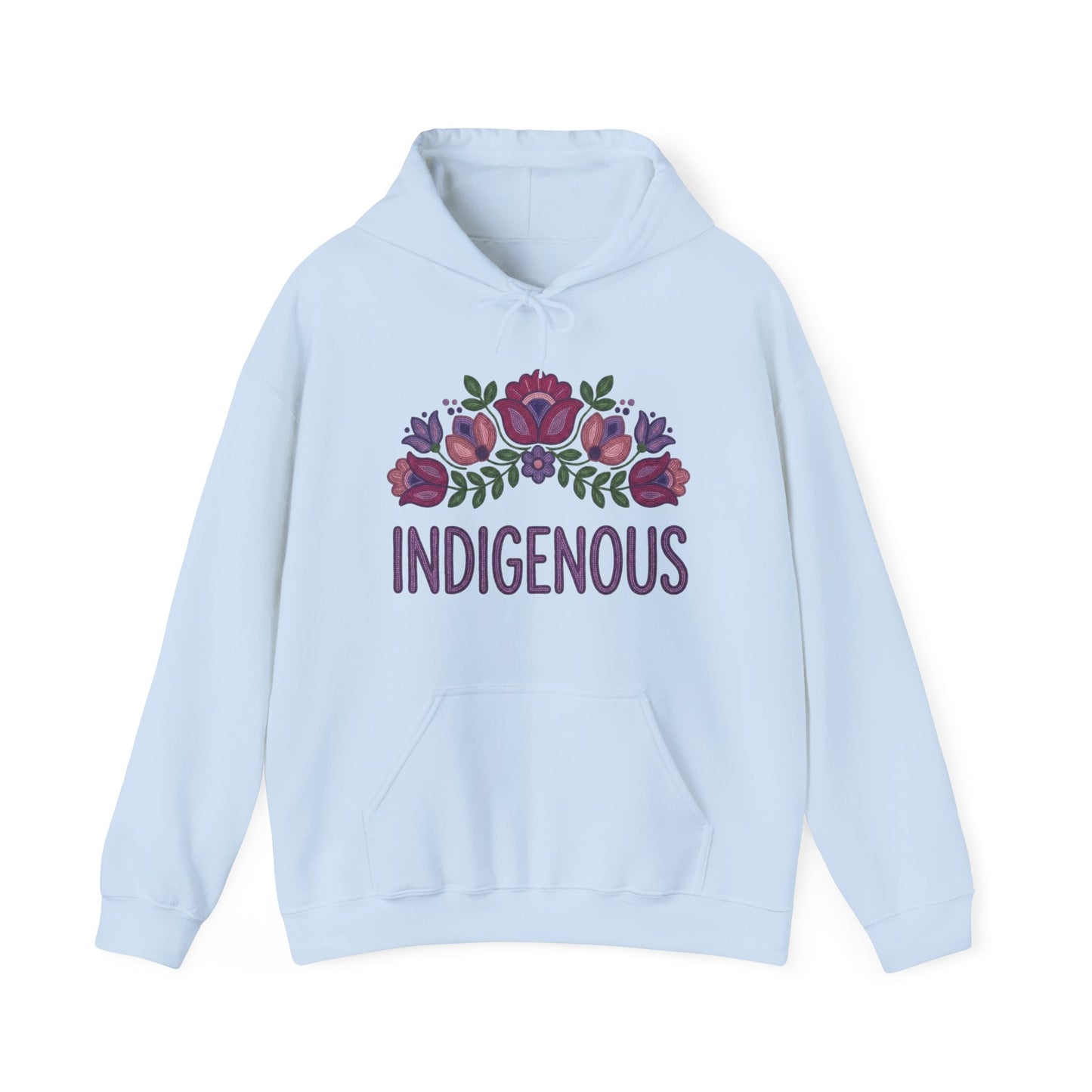 Indigenous Beaded Floral Hoodie