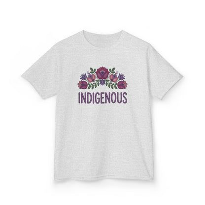 Indigenous Beaded Floral Kids T-Shirt