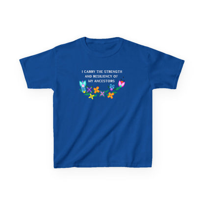 I Carry The Strength And Resiliency of My Ancestors Kids T-Shirt