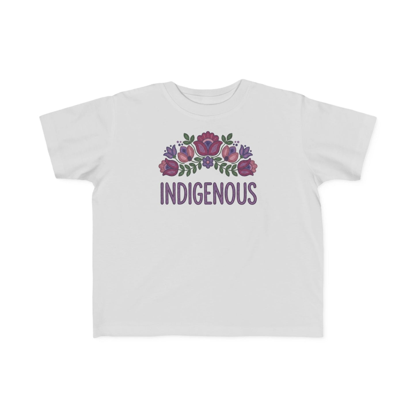 Indigenous Beaded Floral Toddler T-Shirt