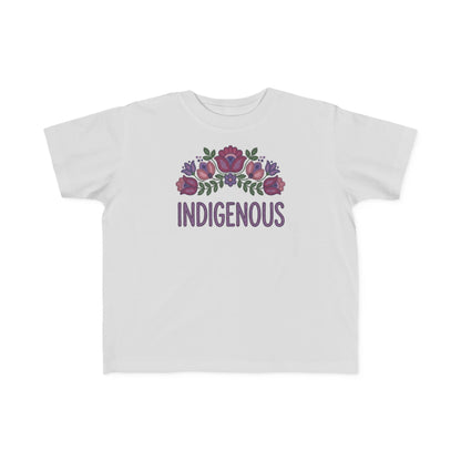 Indigenous Beaded Floral Toddler T-Shirt