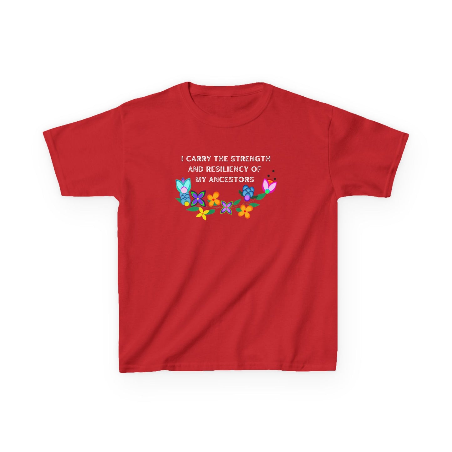 I Carry The Strength And Resiliency of My Ancestors Kids T-Shirt