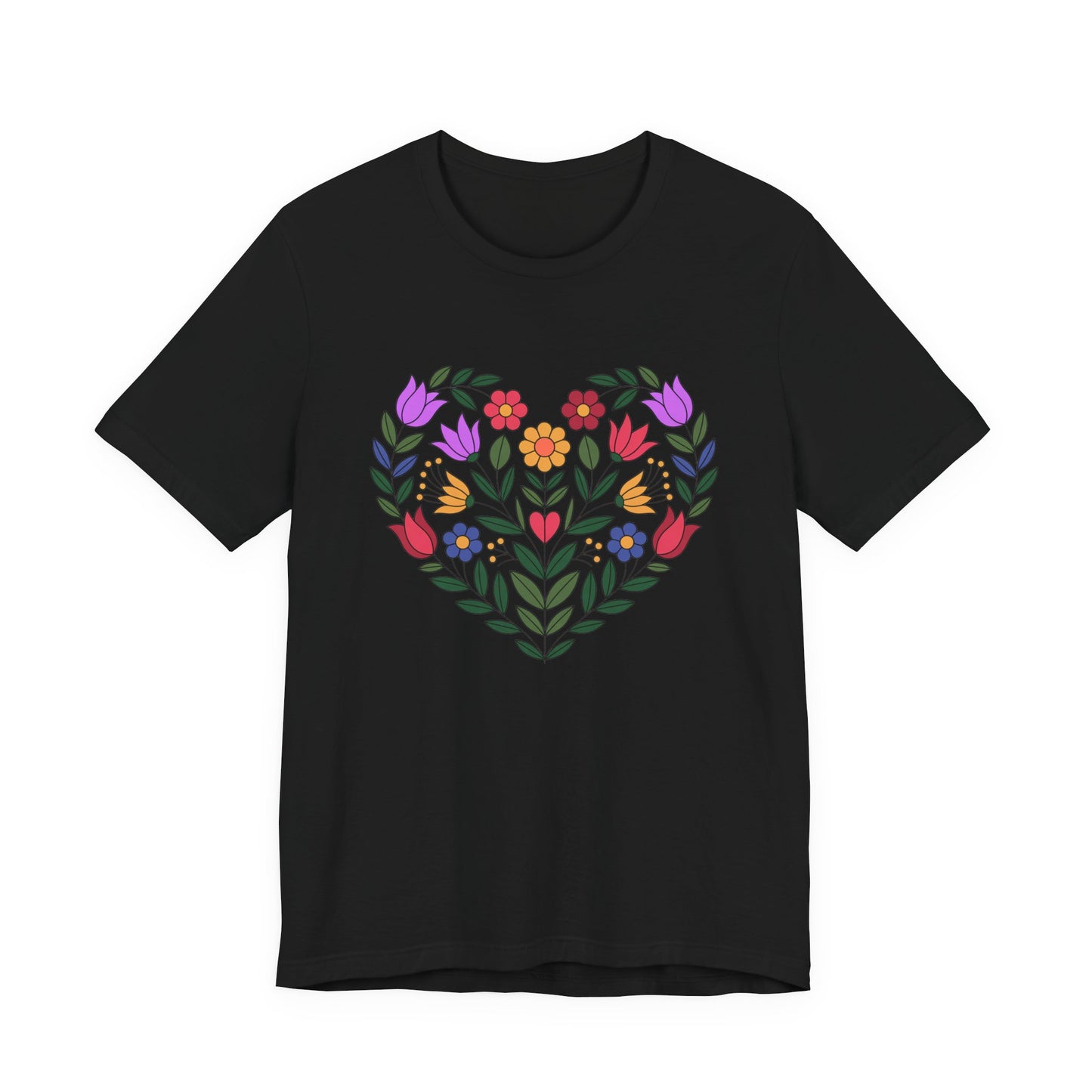 Floral Heart Unisex T-Shirt
