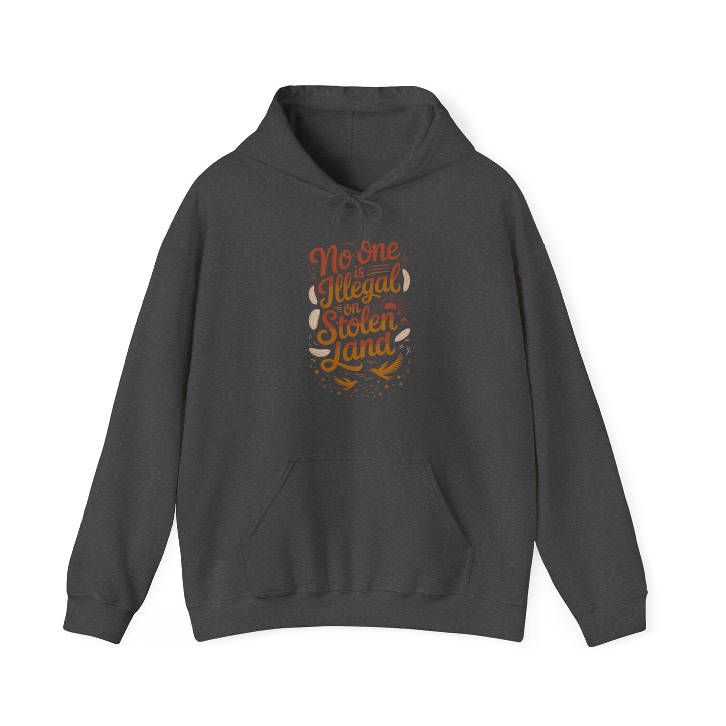 No One Is Illegal On Stolen Land Hoodie