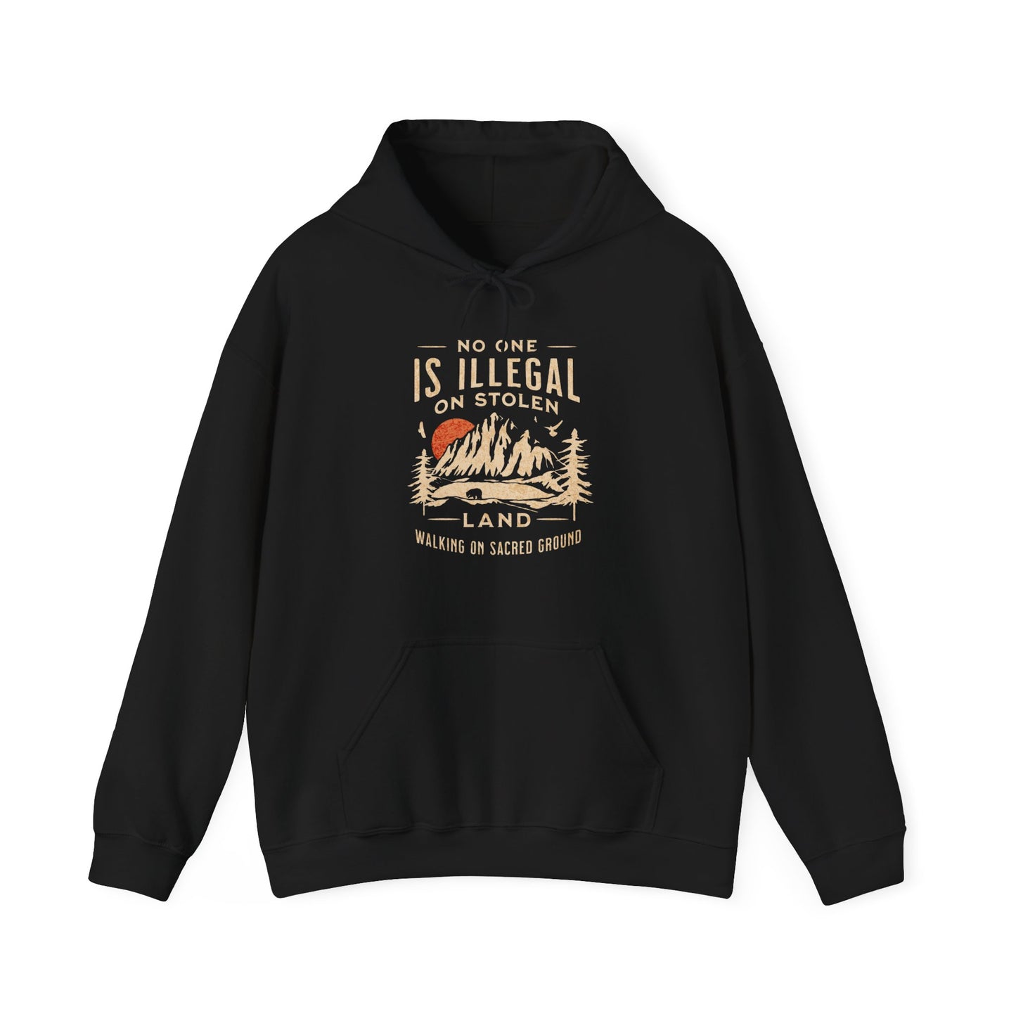 No One Is Illegal Unisex Hoodie