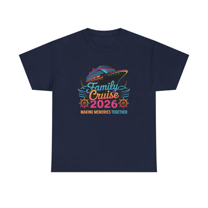 Family Cruise 2026 Making Memories Together Unisex T-Shirt