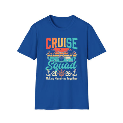 Cruise Squad 2026 Making Memories Together Unisex T-Shirt