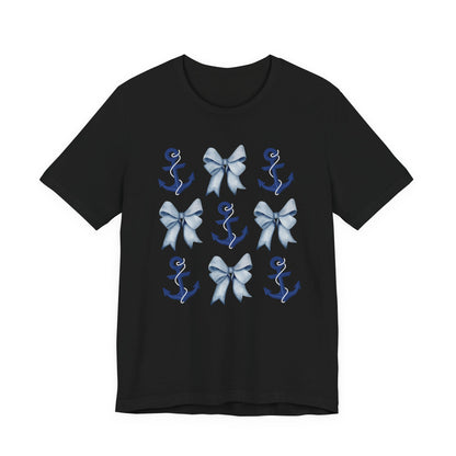 Nautical Anchor Bows Unisex T-Shirt