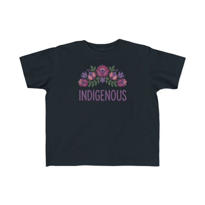 Indigenous Beaded Floral Toddler T-Shirt
