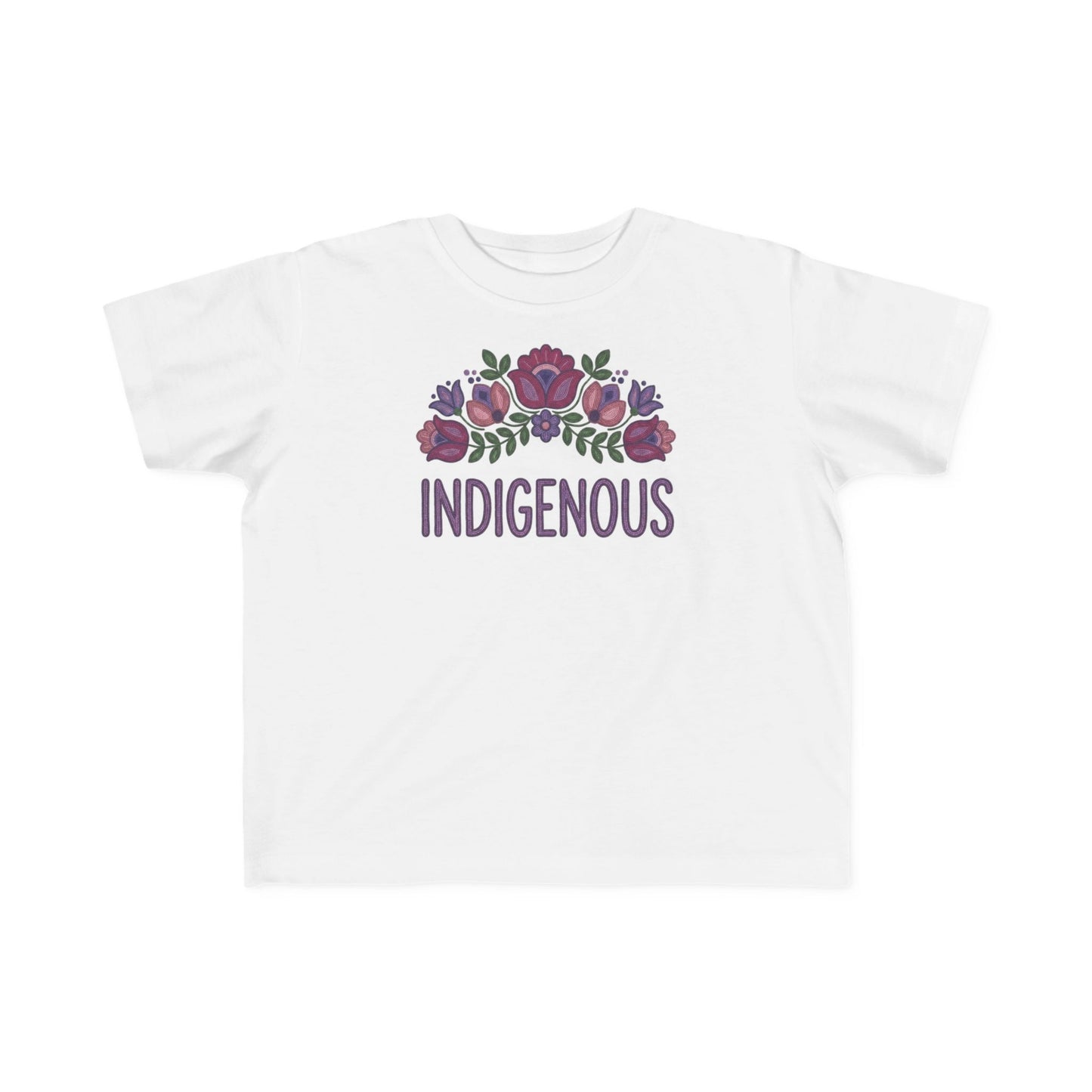 Indigenous Beaded Floral Toddler T-Shirt