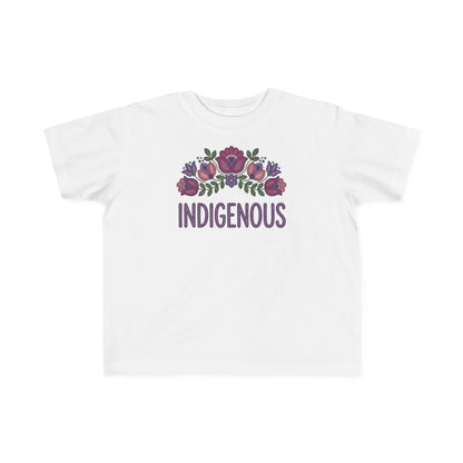 Indigenous Beaded Floral Toddler T-Shirt