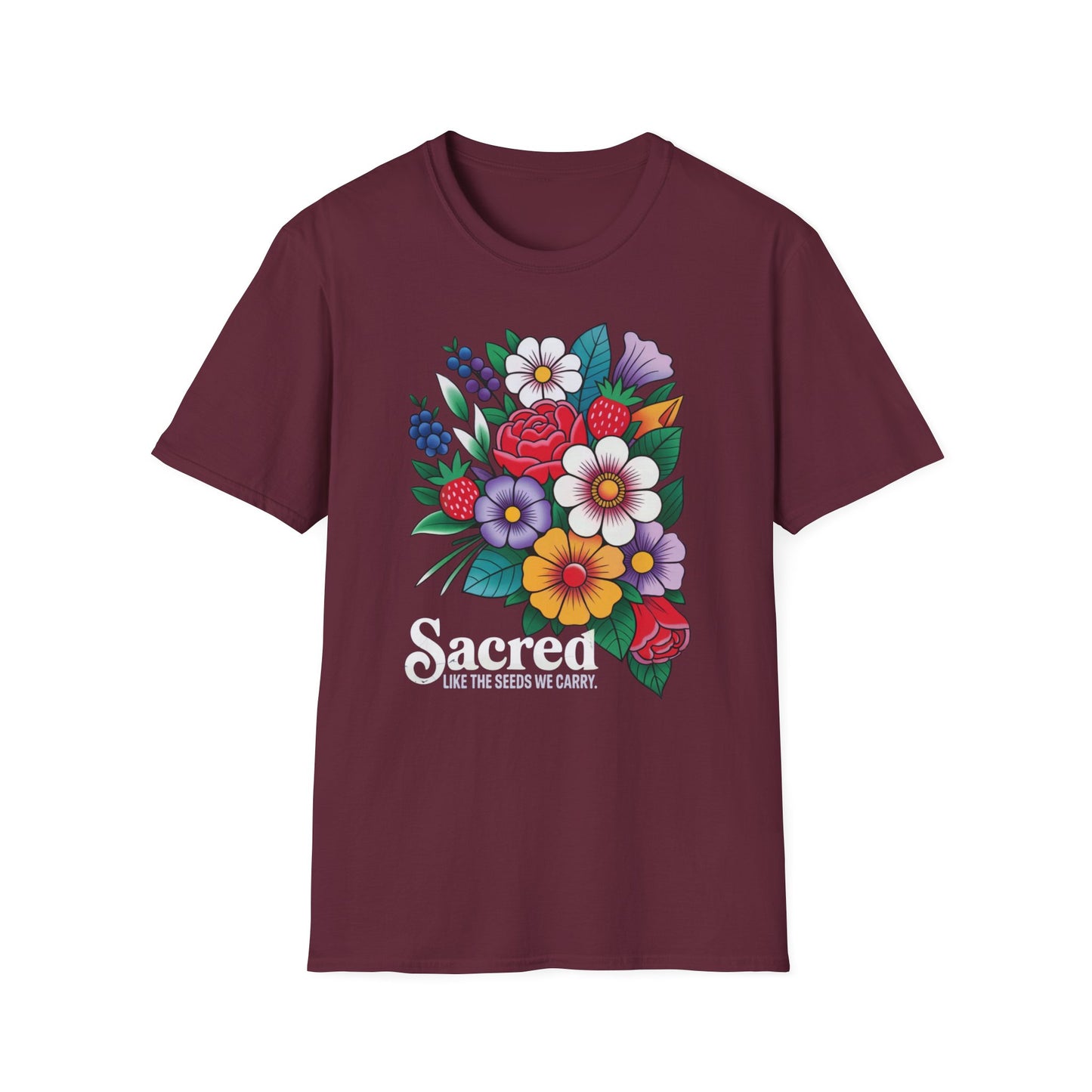 Sacred Like The Seeds We Carry Unisex T-Shirt