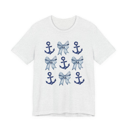 Nautical Anchor Bows Unisex T-Shirt