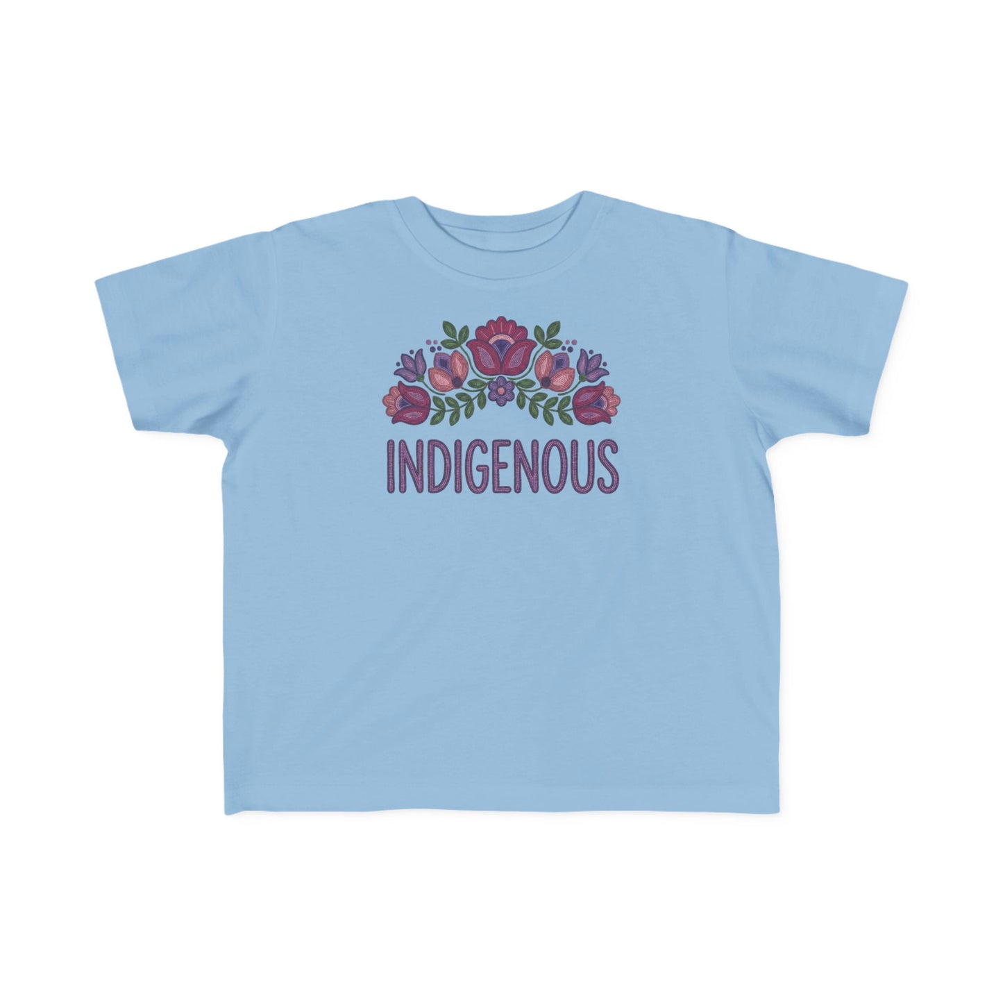 Indigenous Beaded Floral Toddler T-Shirt