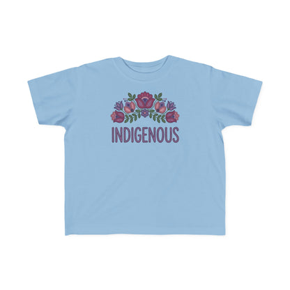 Indigenous Beaded Floral Toddler T-Shirt
