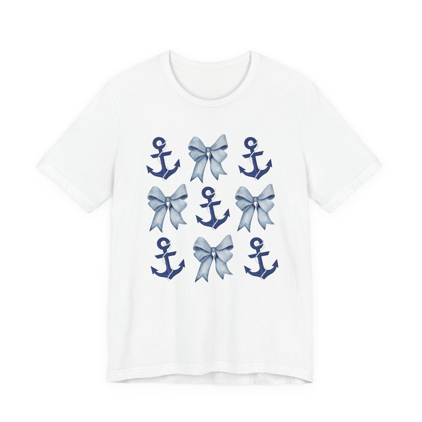 Nautical Anchor Bows Unisex T-Shirt