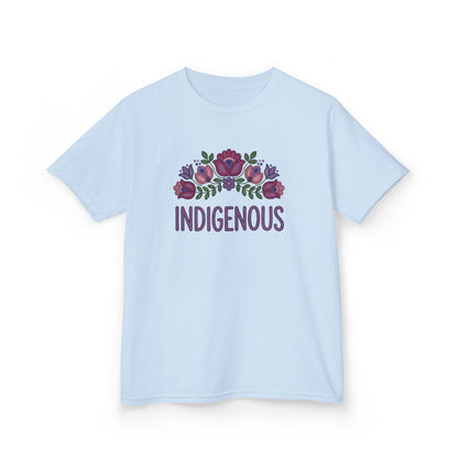 Indigenous Beaded Floral Kids T-Shirt