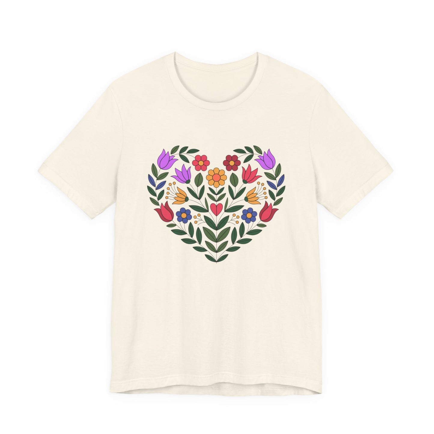 Floral Heart Unisex T-Shirt