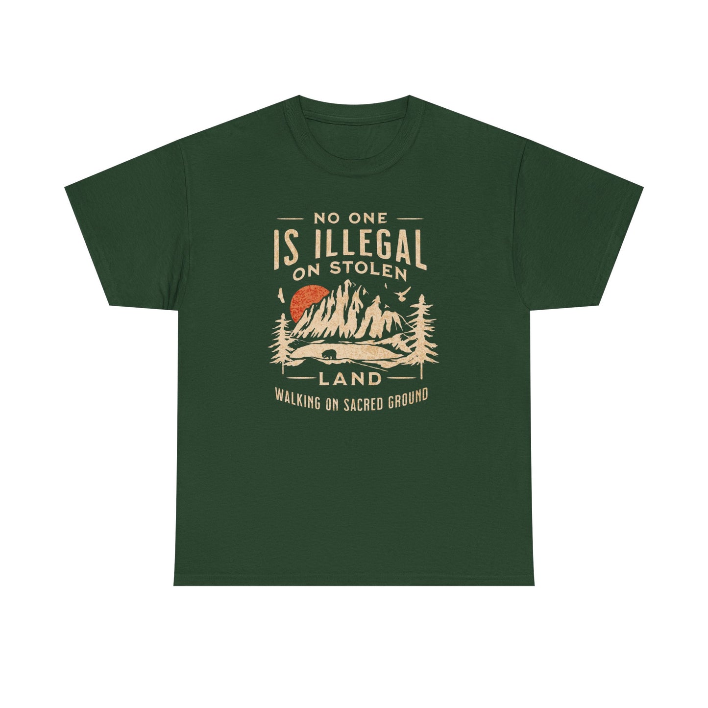 No One Is Illegal On Stolen Land Unisex T-Shirt