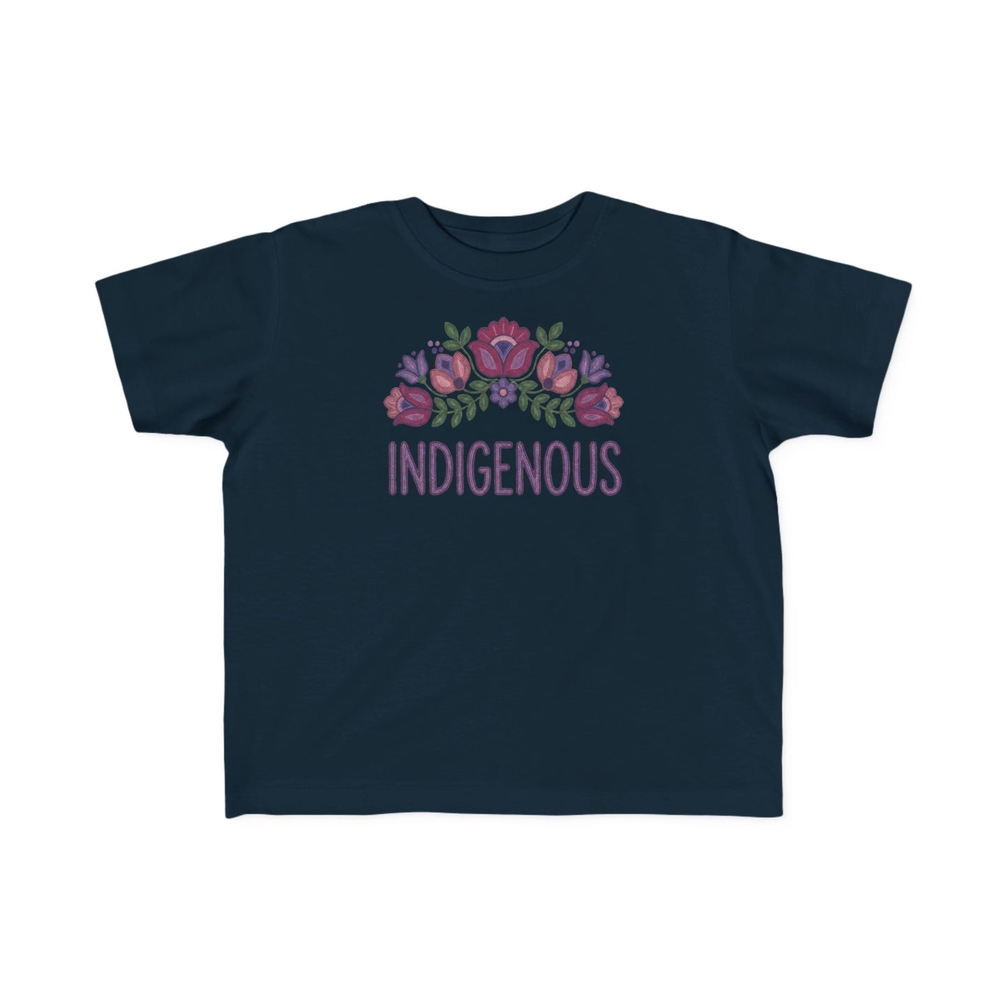 Indigenous Beaded Floral Toddler T-Shirt