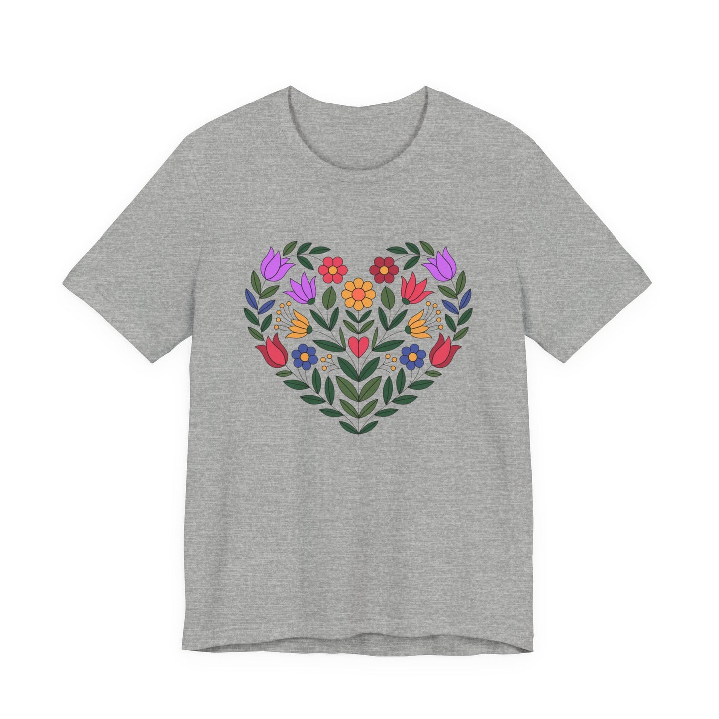 Floral Heart Unisex T-Shirt