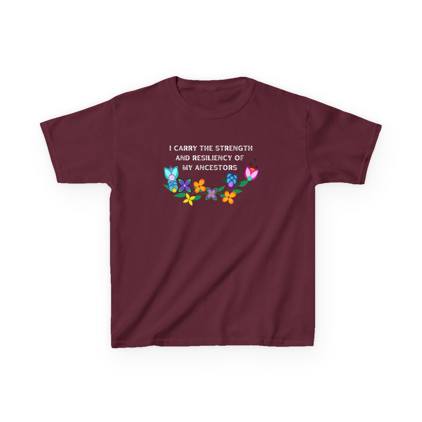 I Carry The Strength And Resiliency of My Ancestors Kids T-Shirt
