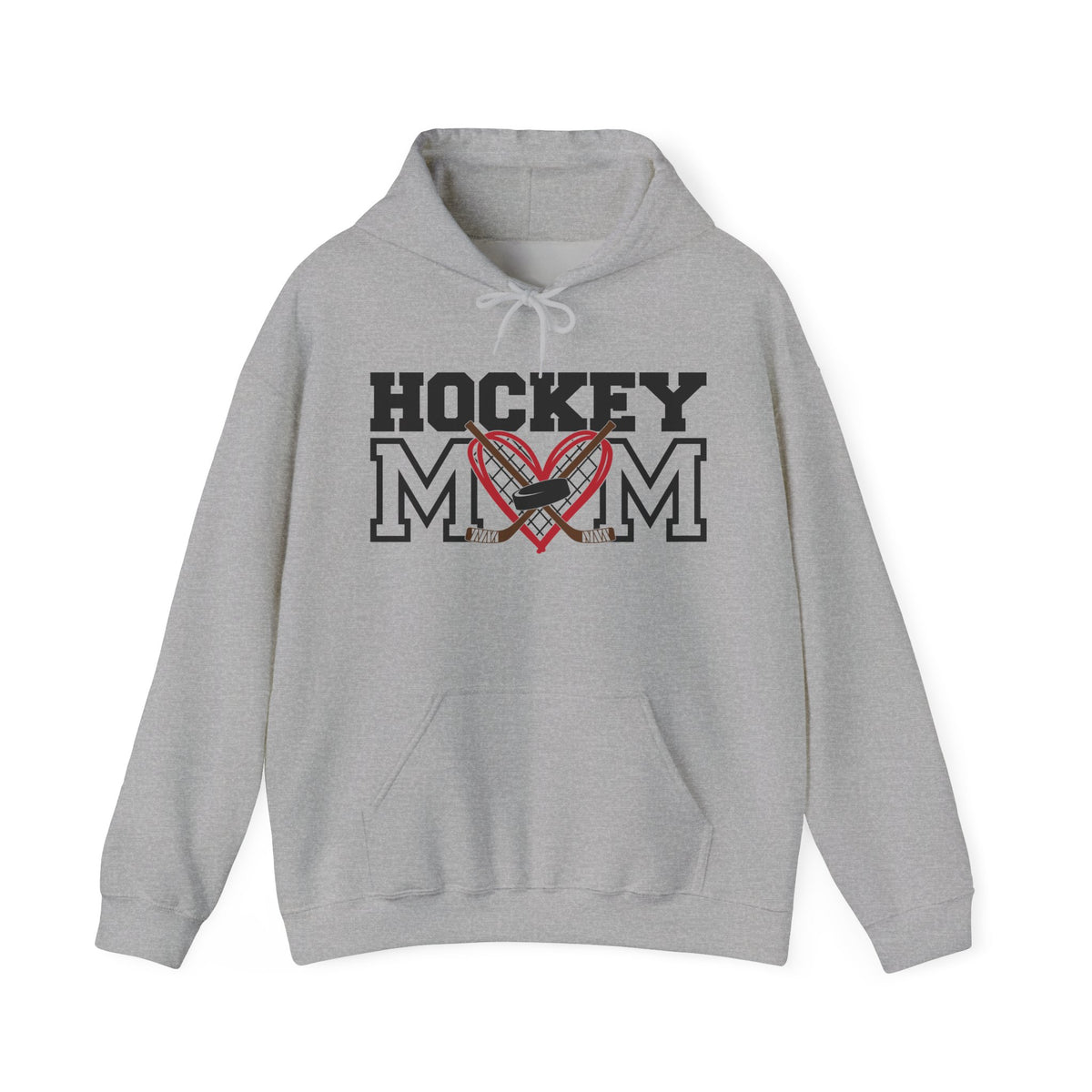 Hockey Mom Heart Sticks Hoodie