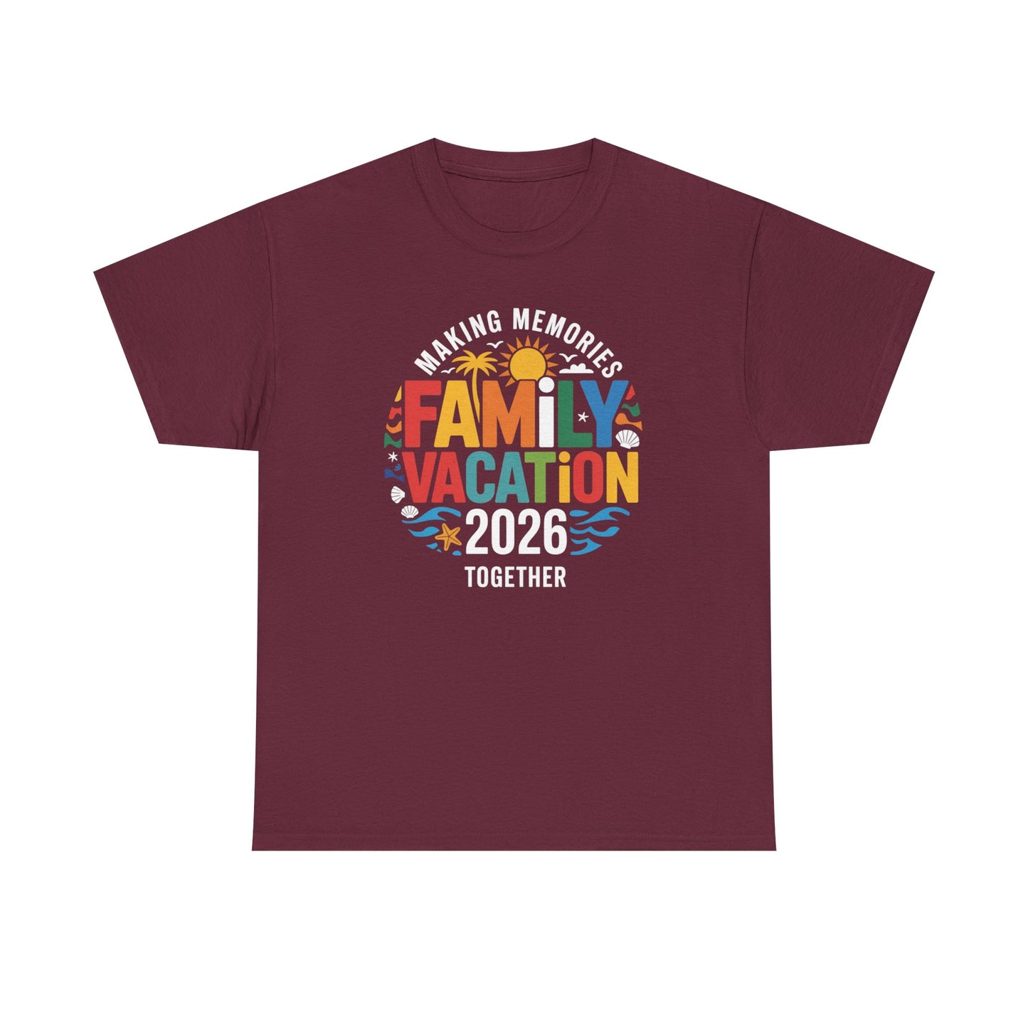 Family Vacation 2026 Making Memories Together Unisex T-Shirt