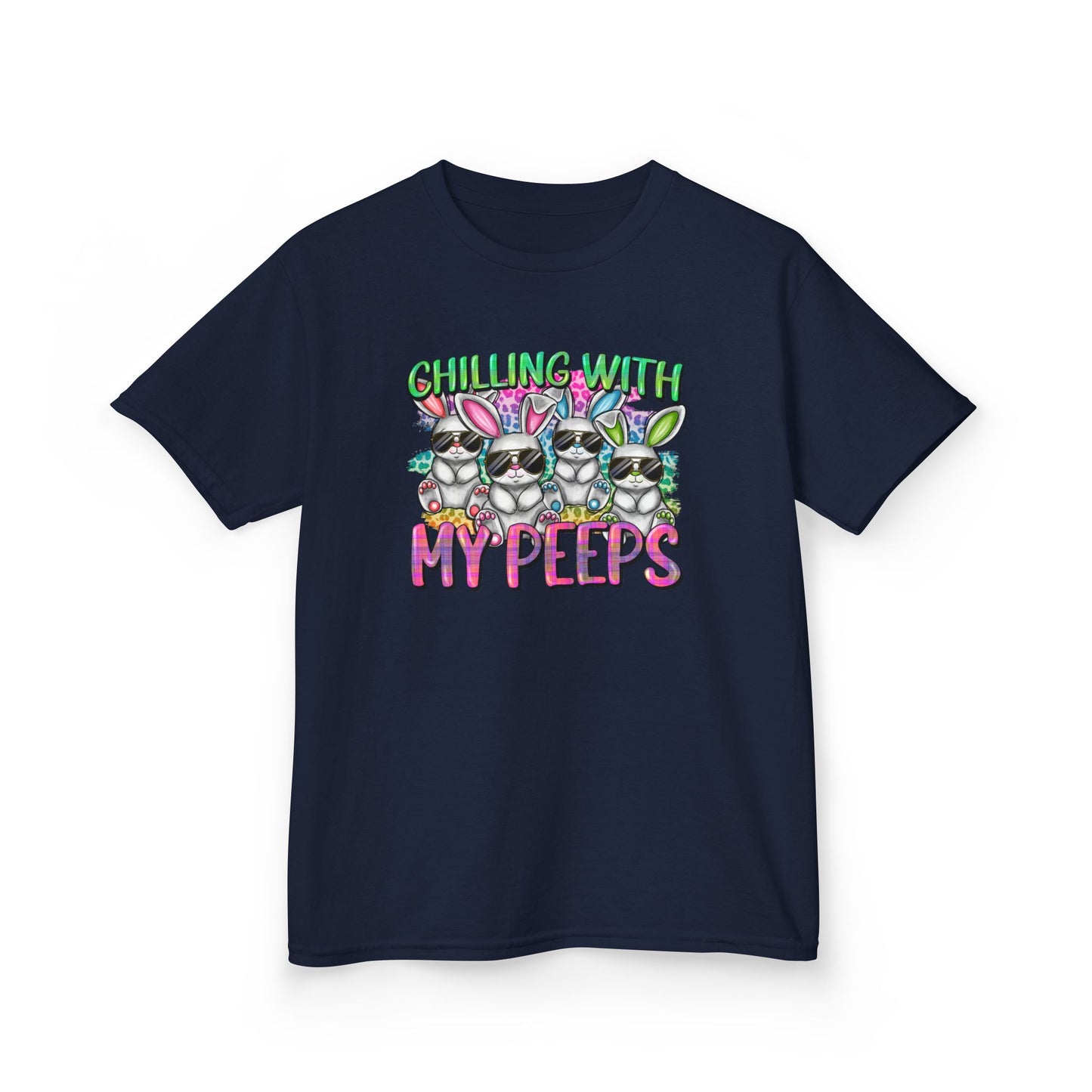 Chilling With My Peeps Easter Kids T-Shirt