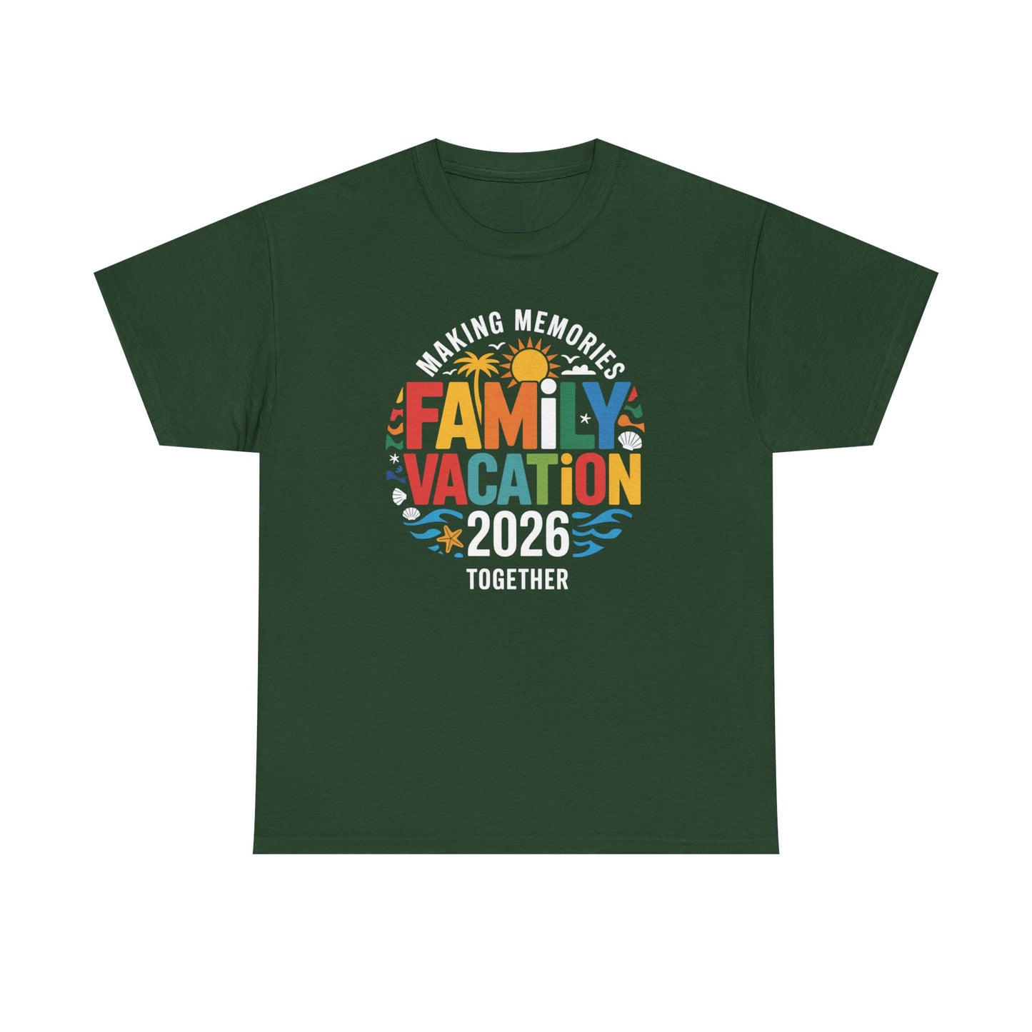 Family Vacation 2026 Making Memories Together Unisex T-Shirt