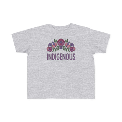 Indigenous Beaded Floral Toddler T-Shirt