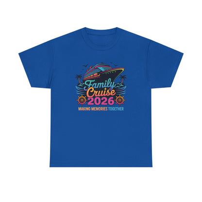 Family Cruise 2026 Making Memories Together Unisex T-Shirt
