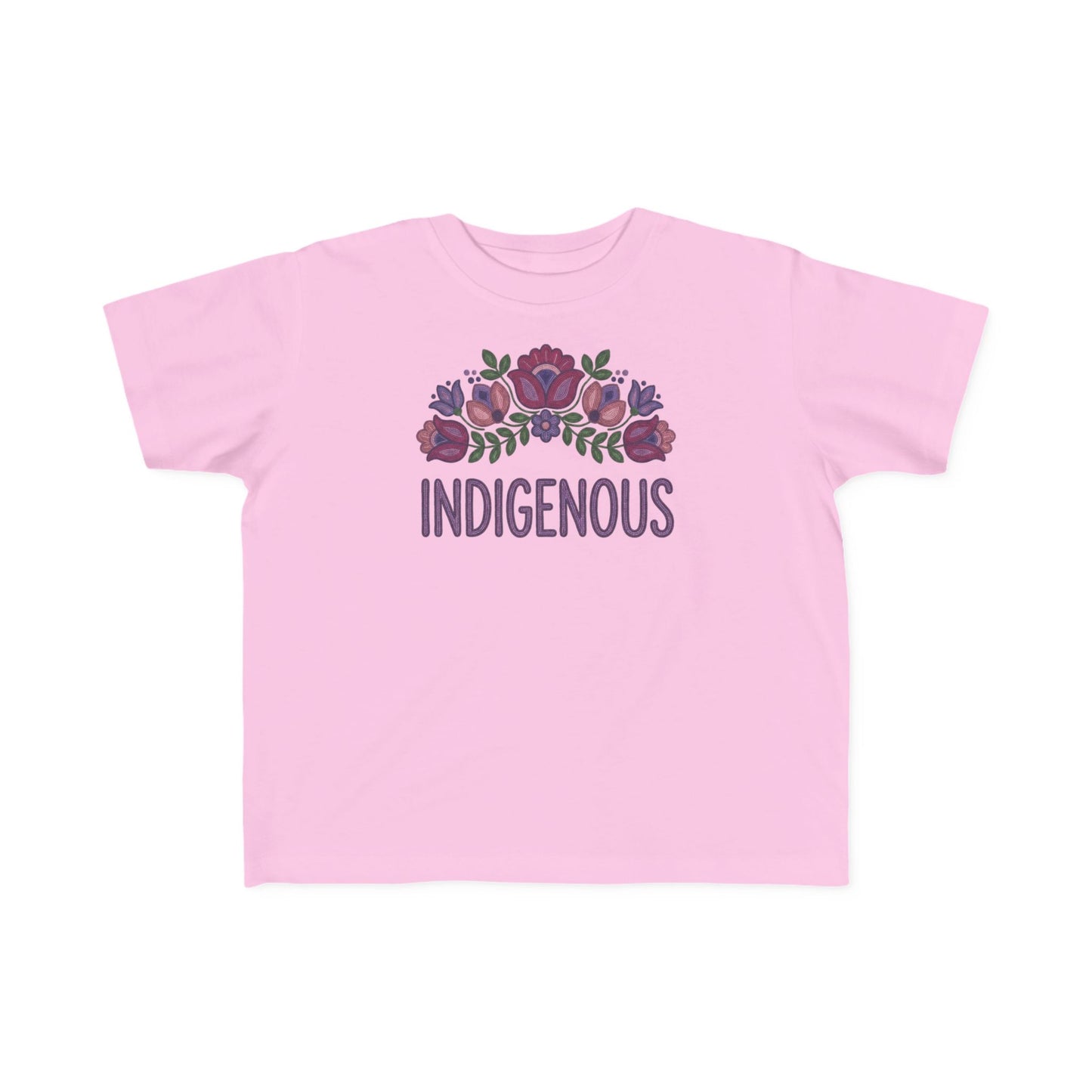 Indigenous Beaded Floral Toddler T-Shirt