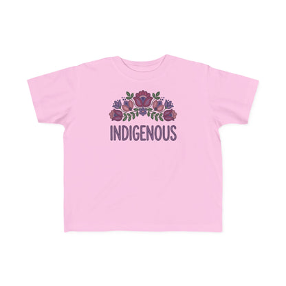 Indigenous Beaded Floral Toddler T-Shirt