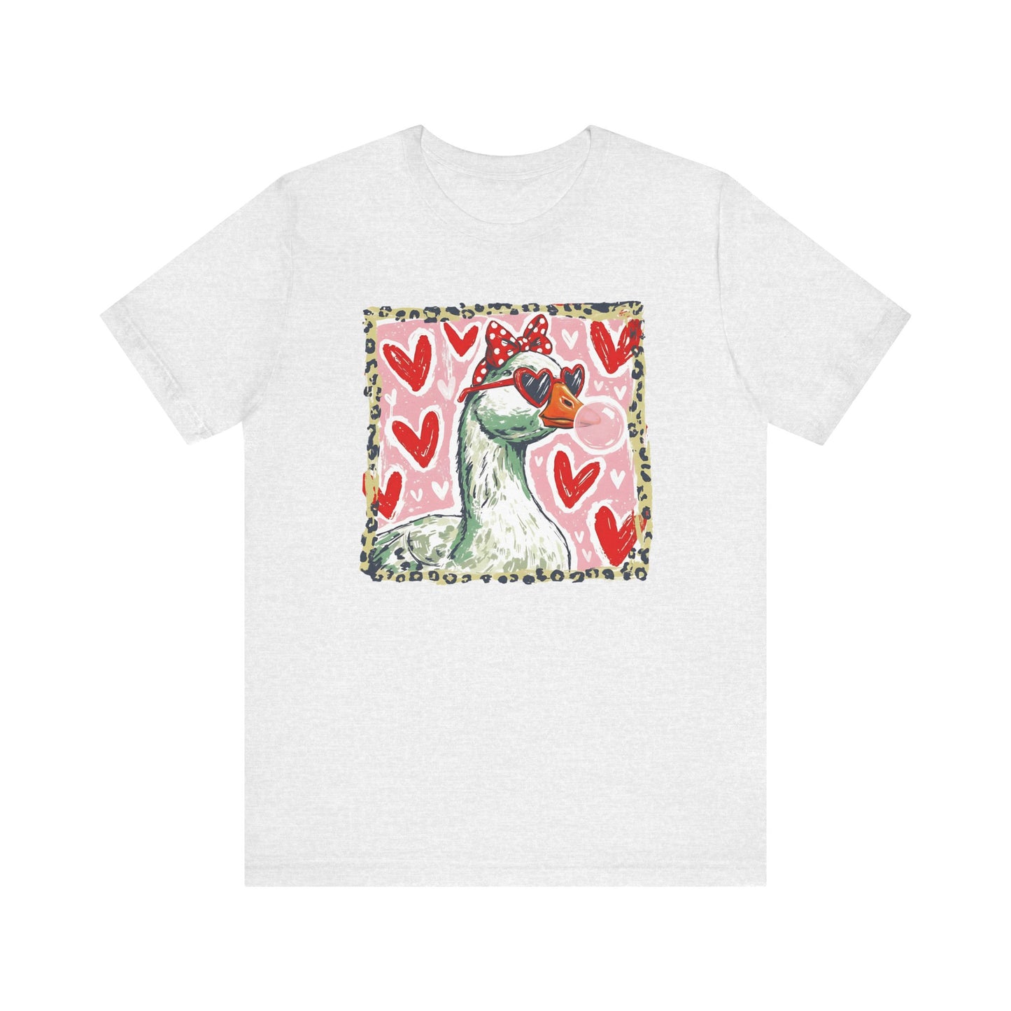 Goose Valentine Blowing Bubble Unisex T-Shirt