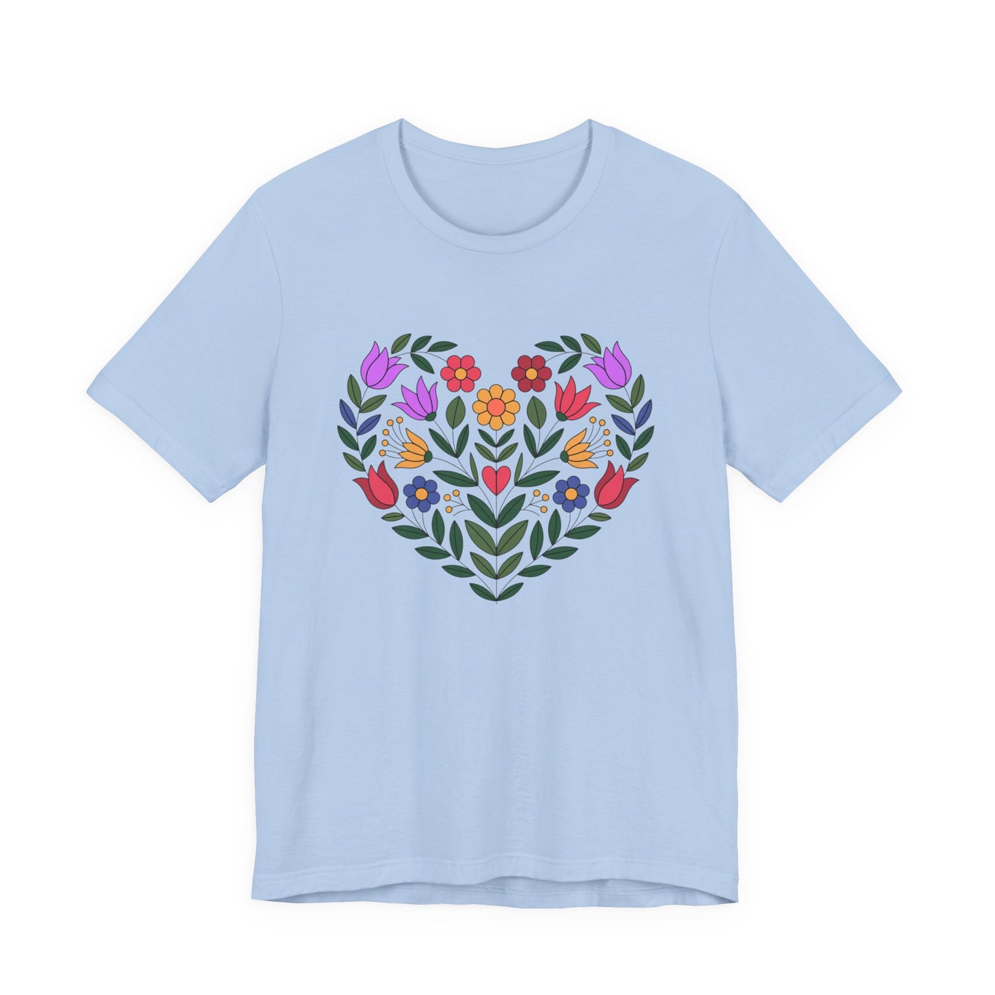 Floral Heart Unisex T-Shirt