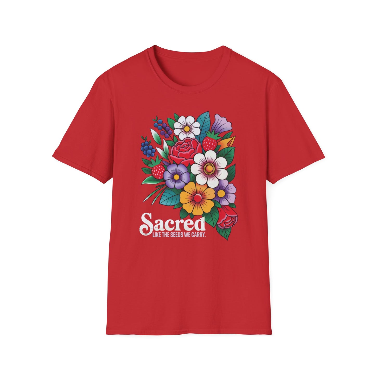 Sacred Like The Seeds We Carry Unisex T-Shirt