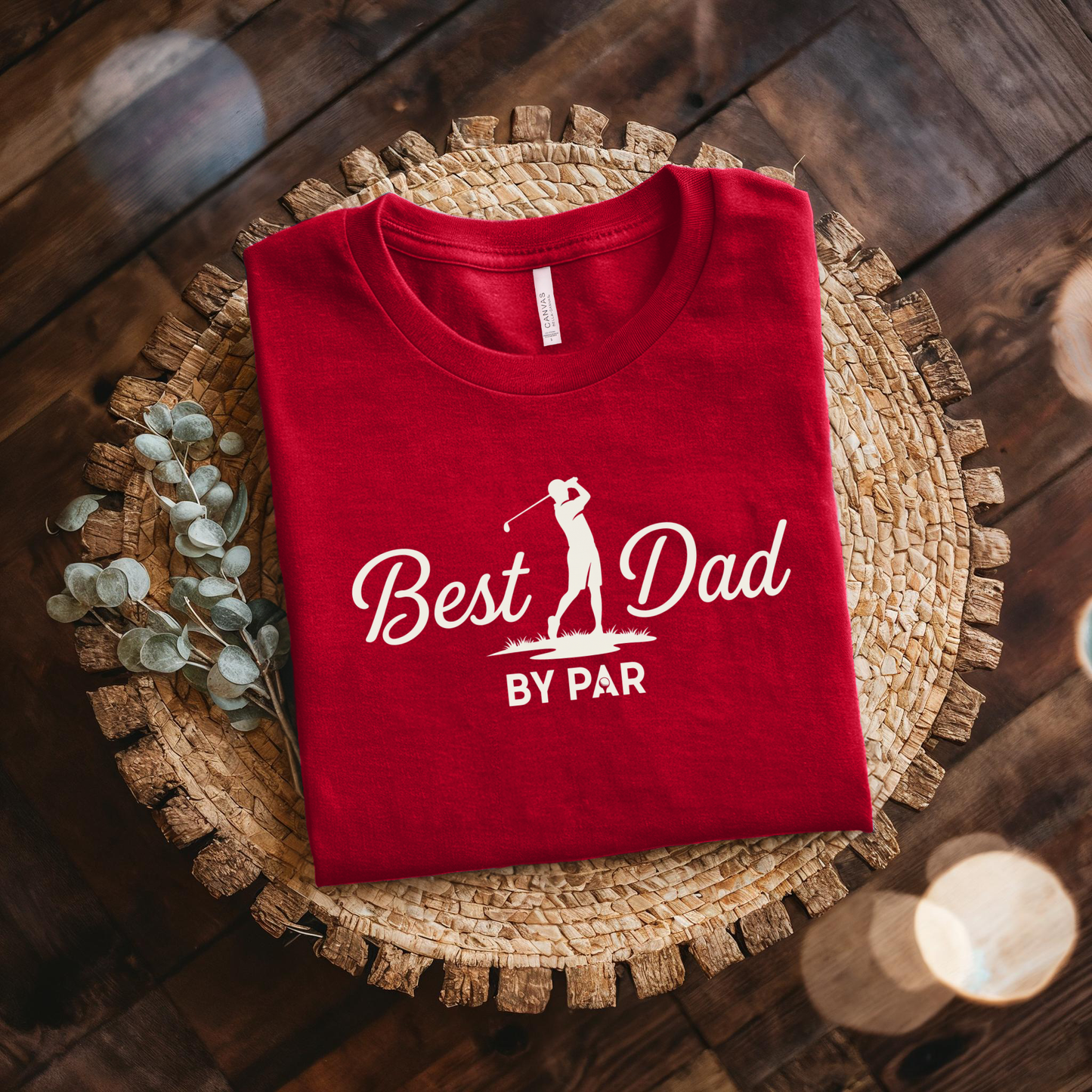 Best Dad By Par shirt with golf silhouette and funny pun text on a unisex tee. best dad by par, golf dad shirt, funny dad shirt, father gift tee, golf lover shirt, unisex graphic tee, dad pun shirt, Father’s Day shirt, sporty dad apparel, golf graphic tee, humorous t shirt, dad appreciation gift, golf themed shirt, everyday casual tee, best dad shirt