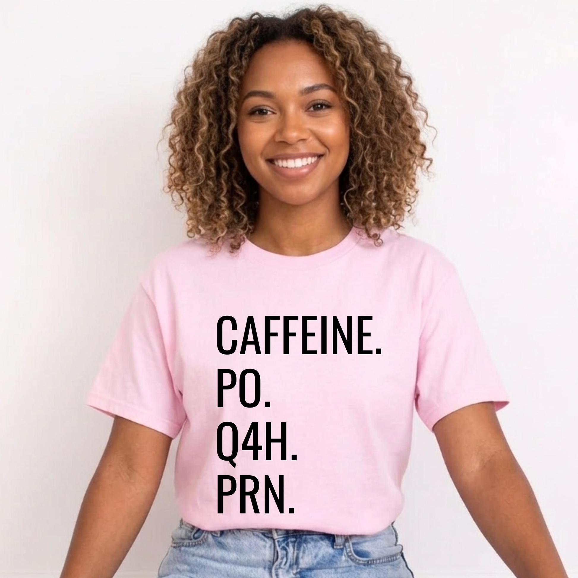 caffeine po q4h prn shirt, nurse coffee shirt, funny nurse shirt, medical humor shirt, nursing student shirt, nurse life shirt, healthcare worker shirt, coffee lover shirt, rn shirt, funny medical tee, nurse gift idea, hospital humor shirt, unisex nurse tee