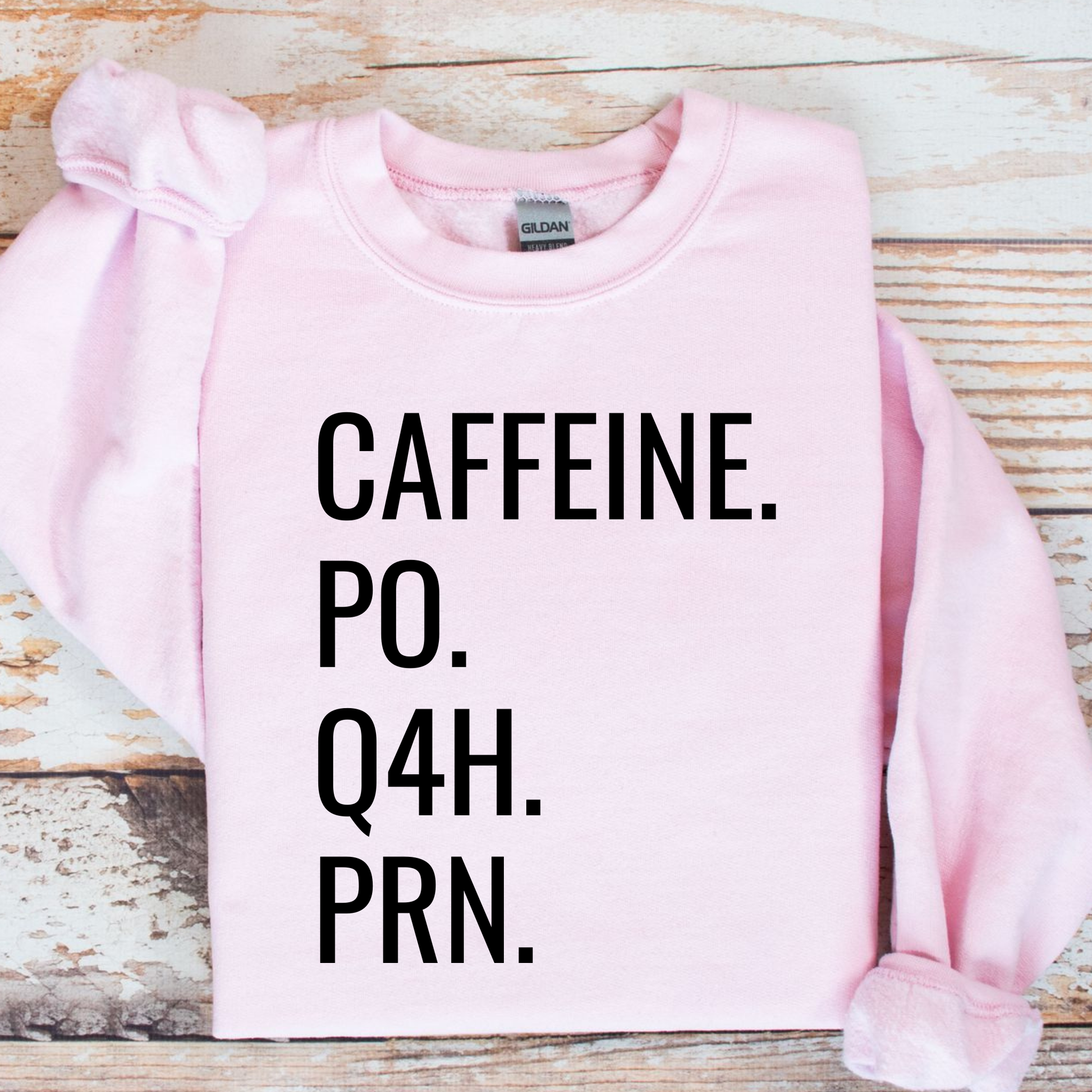 caffeine po q4h prn sweatshirt, nurse sweatshirt funny, nurse coffee sweatshirt, medical humor sweatshirt, nursing student crewneck, healthcare worker sweatshirt, funny nurse crewneck, coffee lover sweatshirt, rn sweatshirt, hospital humor shirt, cozy nurse sweatshirt, unisex crewneck sweatshirt