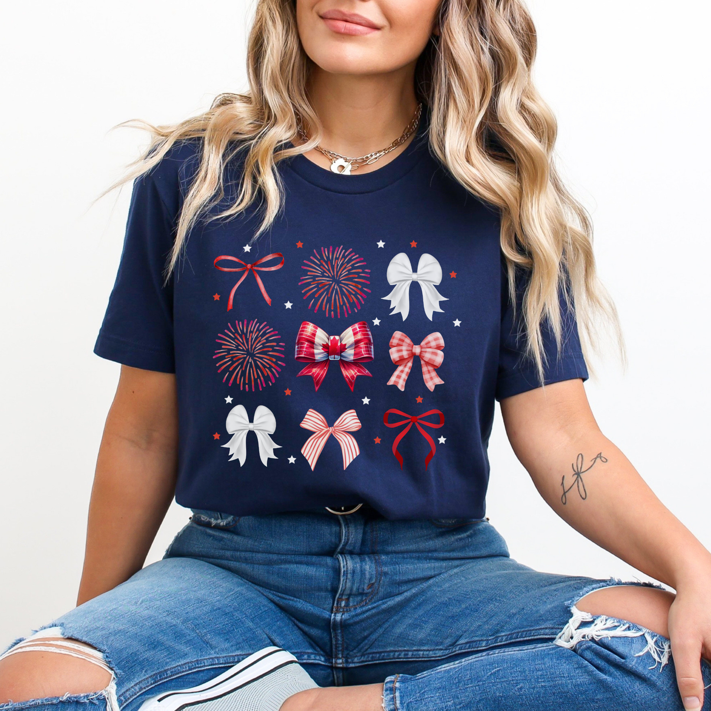 Canada Day shirt featuring red and white coquette bows, maple leaf accents, and festive fireworks graphics for a cute Canadian pride aesthetic. Canada Coquette Shirt, Canada Day Bow Shirt, Canadian Pride Shirt, Coquette Bow Tee, Cute Canada Day Shirt, Red White Bow Shirt, Canada Day Outfit, Coquette Aesthetic Shirt, Patriotic Canadian Apparel, Canada Graphic Tee